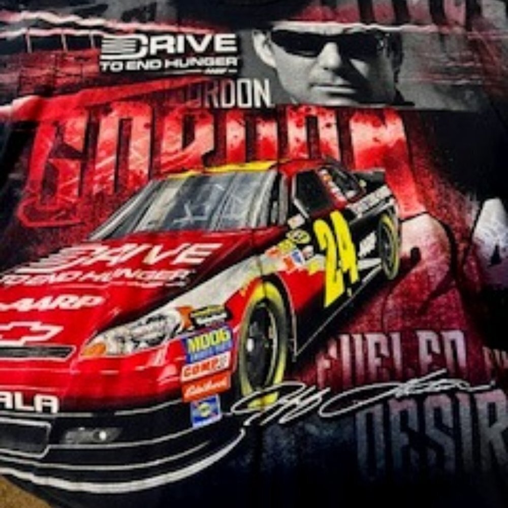 Vintage Jeff Gordon "Drive to end Hunger" Tee Shirt, Size XL